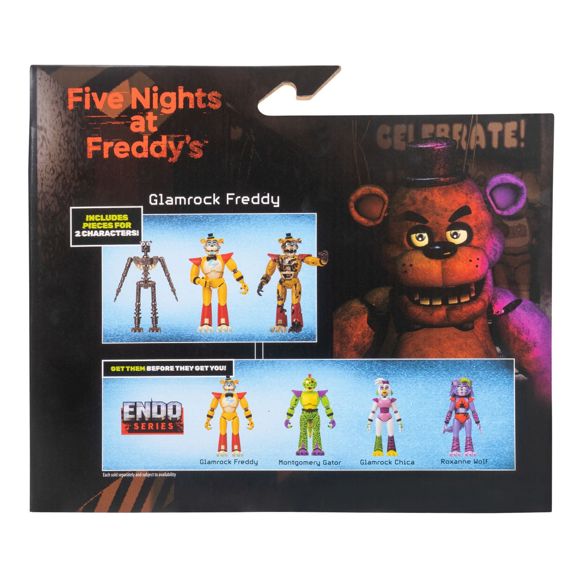 Five Nights at Freddy’s Endo-02 (Glamrock Freddy Parts & Shattered Glamrock Freddy)