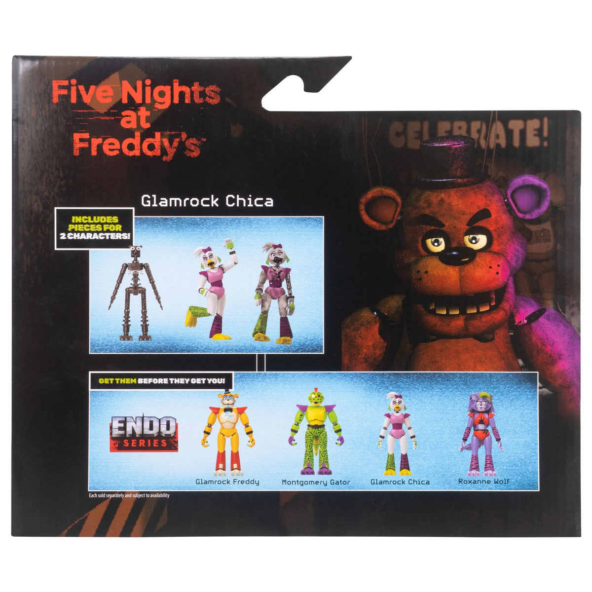Five Nights at Freddy’s Endo-02 (Glamrock Chica Parts & Shattered Glamrock Chica)