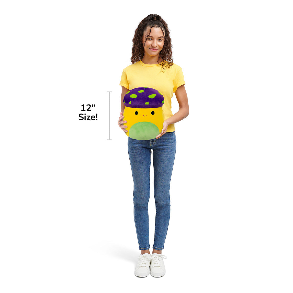 12-Inch Enid the Neon Yellow Mushroom