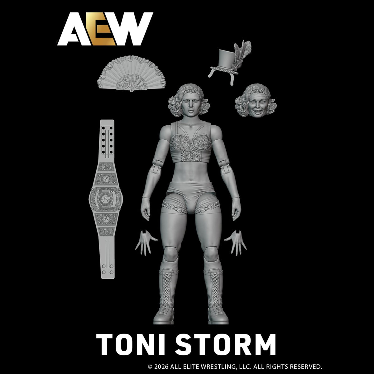 AEW Toni Storm, Mina Shirakawa & Luther 3-Pack