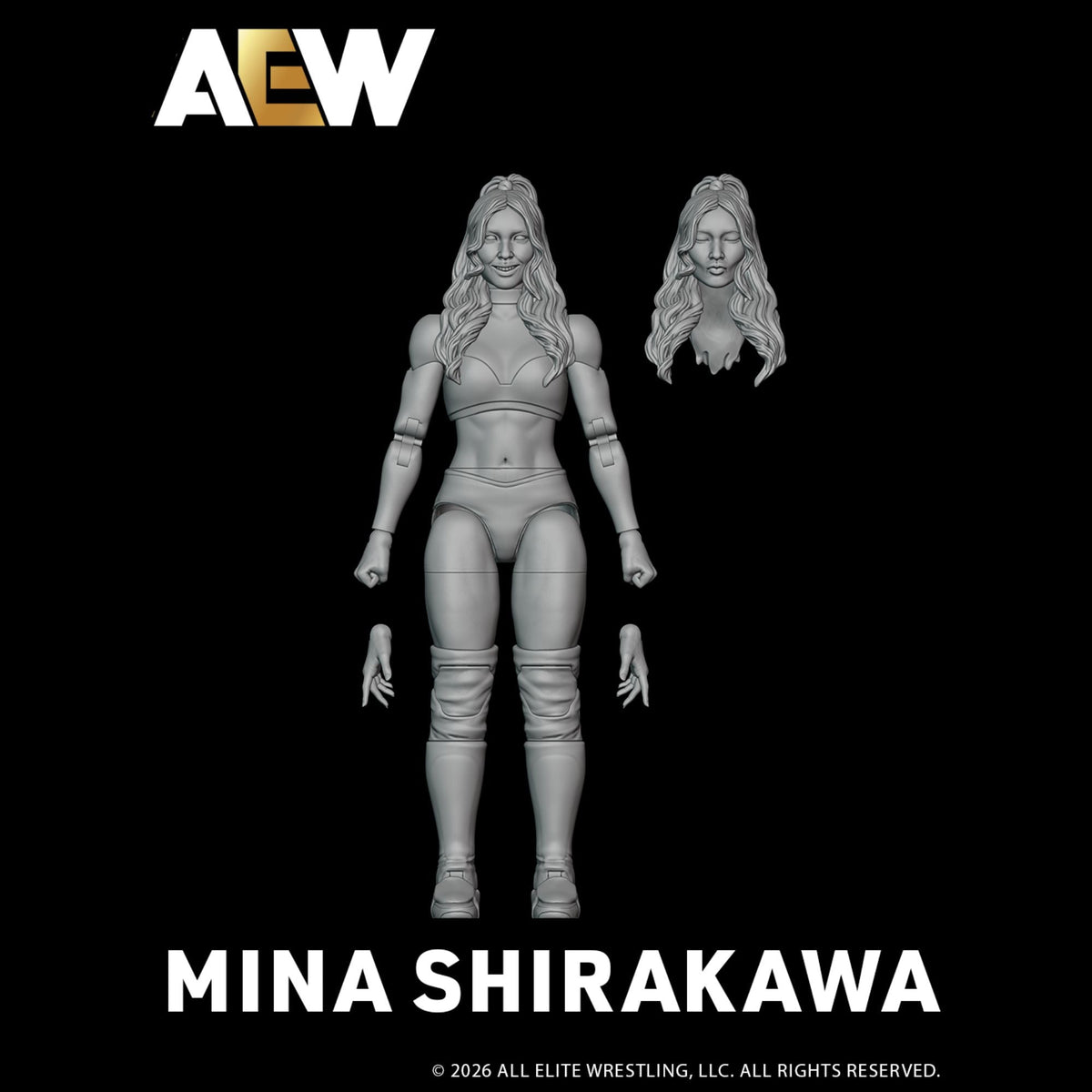 AEW Toni Storm, Mina Shirakawa & Luther 3-Pack
