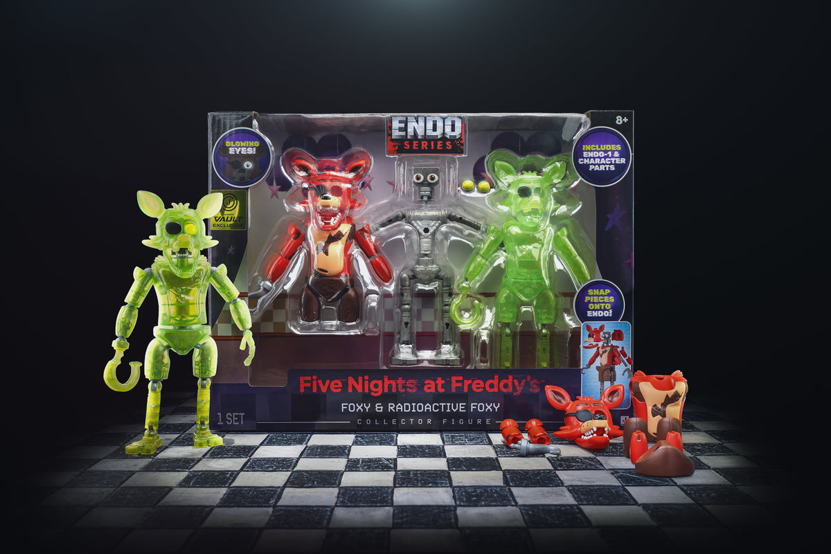 Five Nights at Freddy’s Endo-01 (Classic Foxy and Radioactive Foxy)