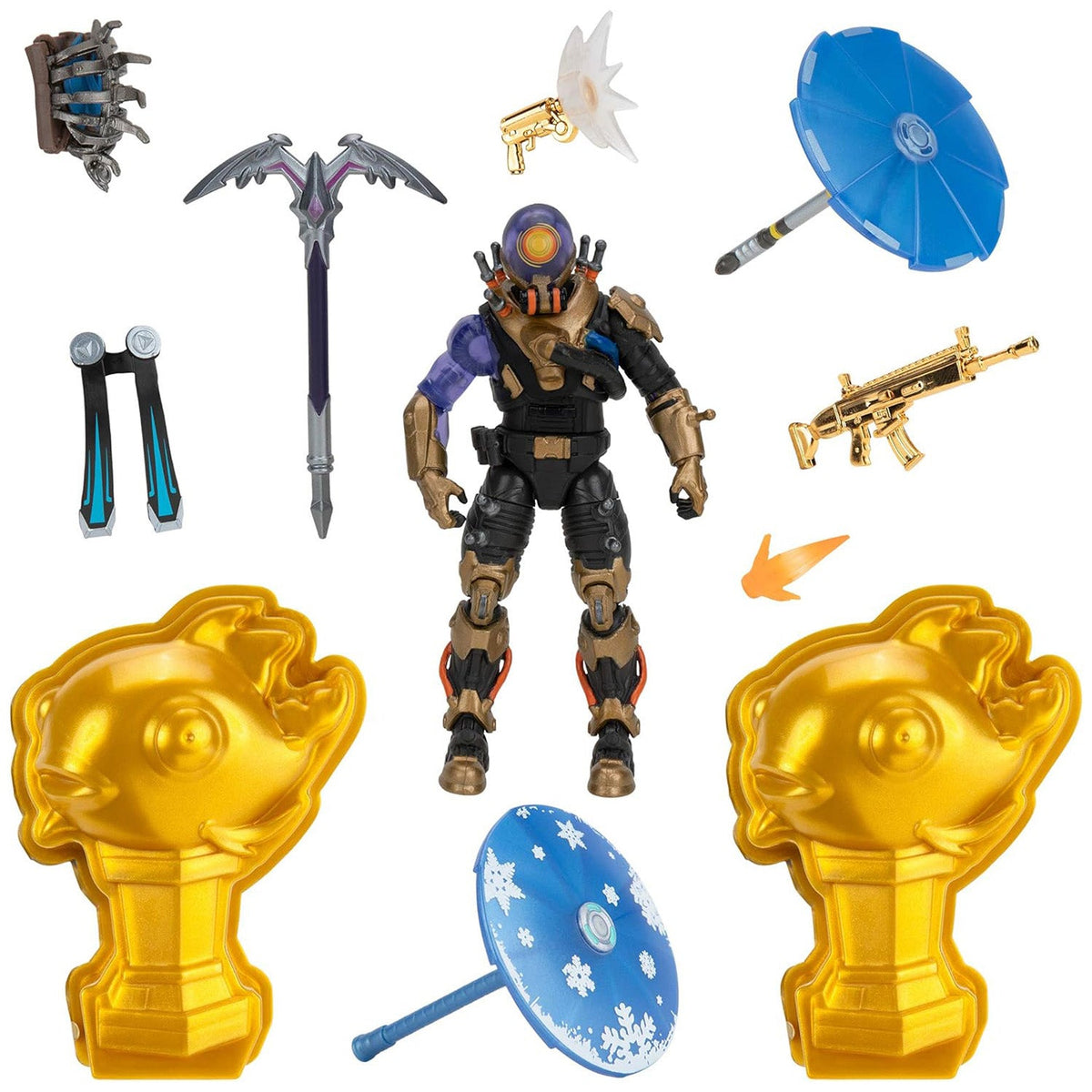 Fortnite 4" Cyclo & Mythic Fish 2 & 5