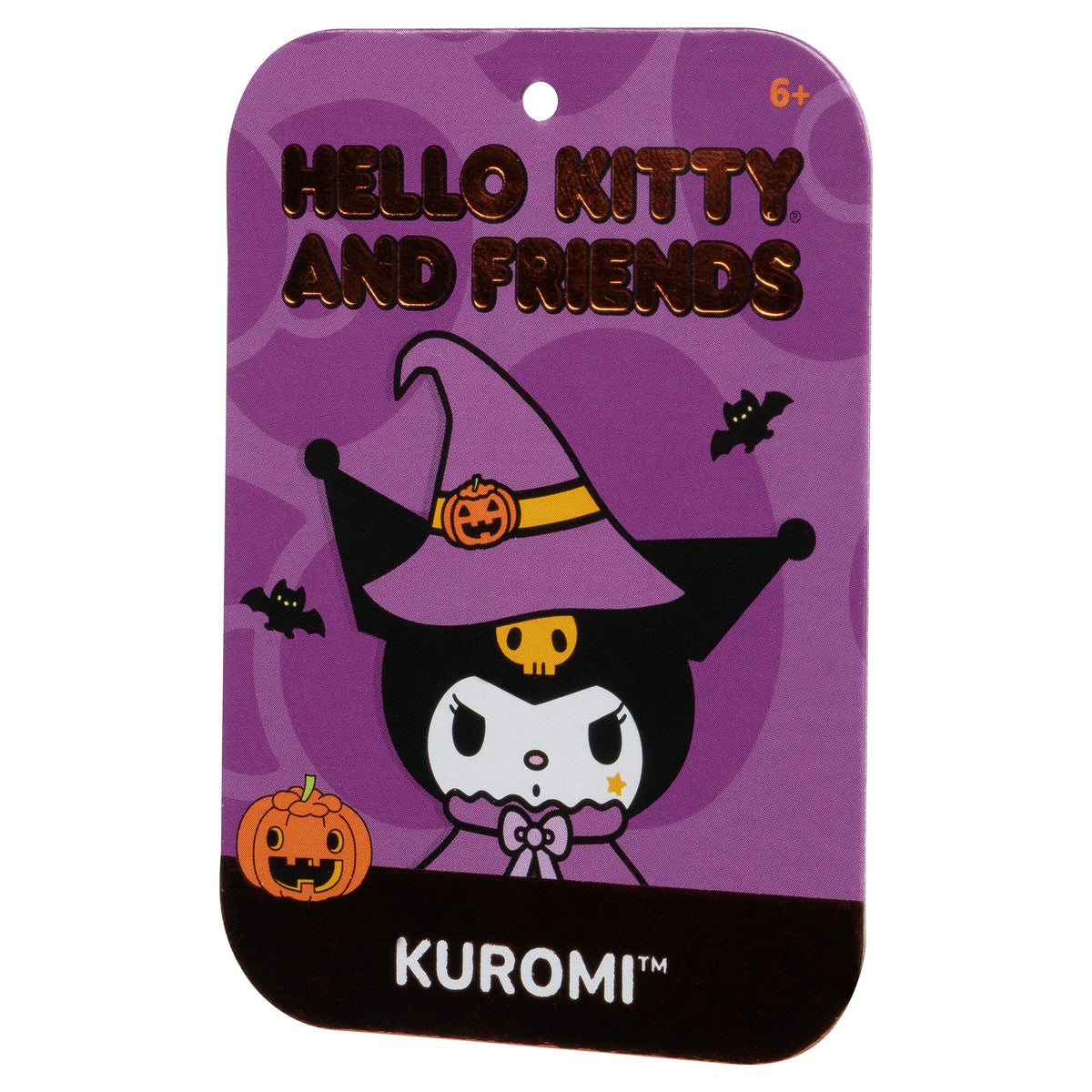 Hello Kitty and Friends 8-Inch Kuromi Halloween Plush Wearing a Witch Costume