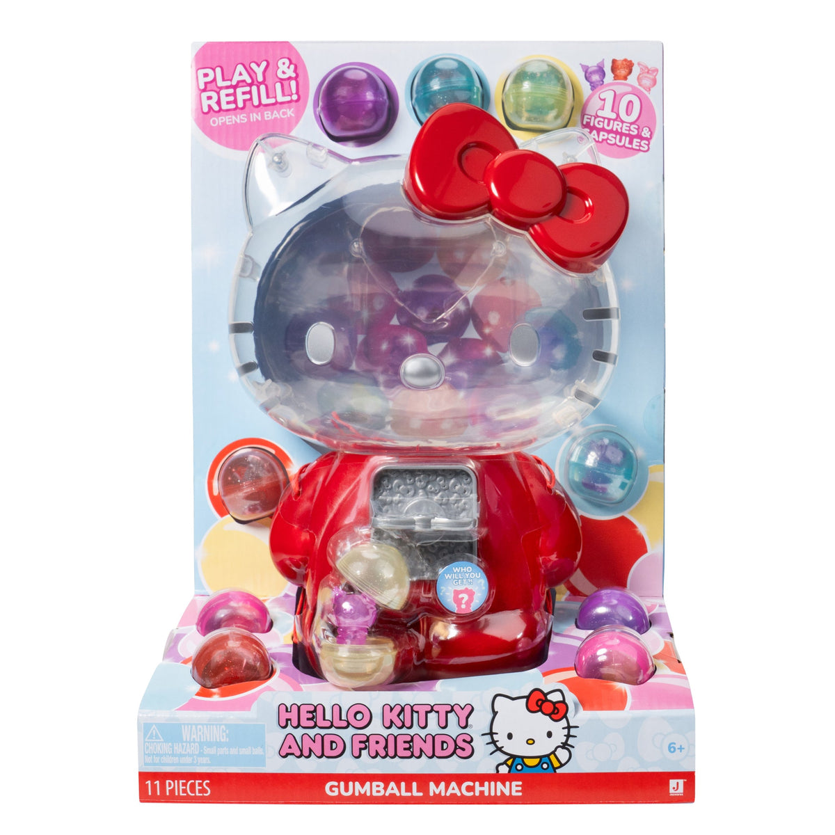Hello Kitty and Friends 12-Inch Gumball Machine