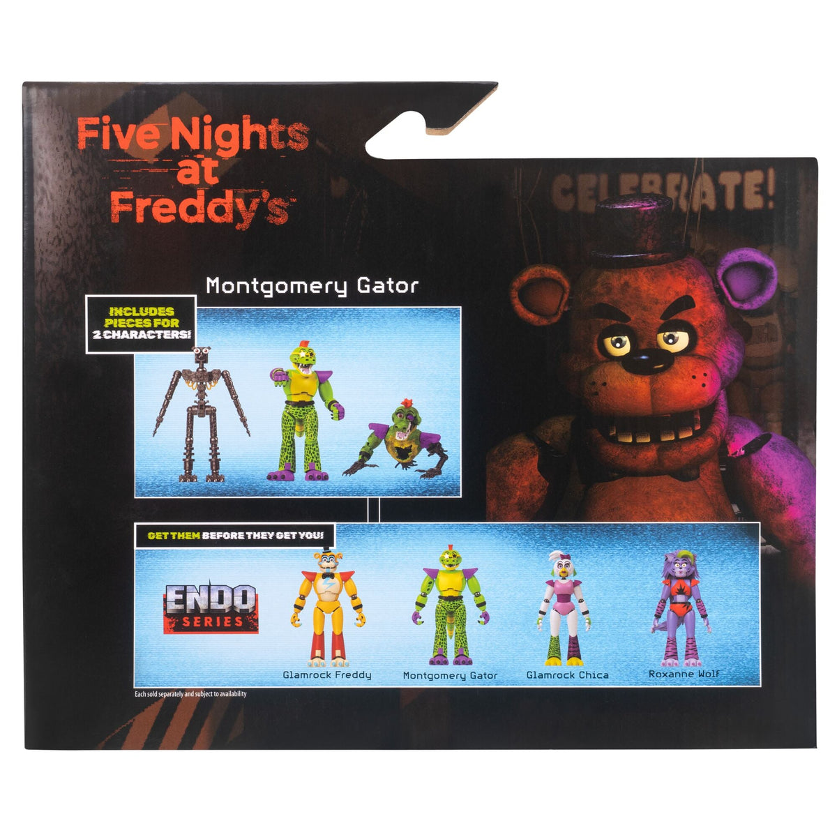 Five Nights at Freddy’s Endo-02 (Montgomery Gator & Shattered Montgomery Gator)