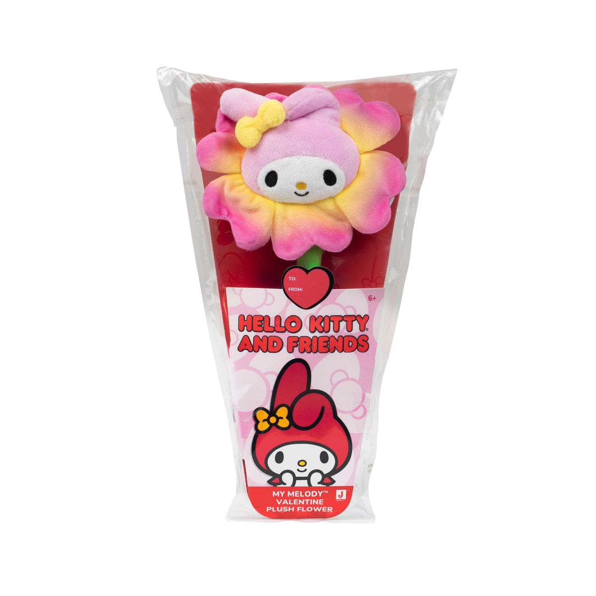 Hello Kitty and Friends 14-Inch Plush Flower 2-Pack - My Melody & Kuromi