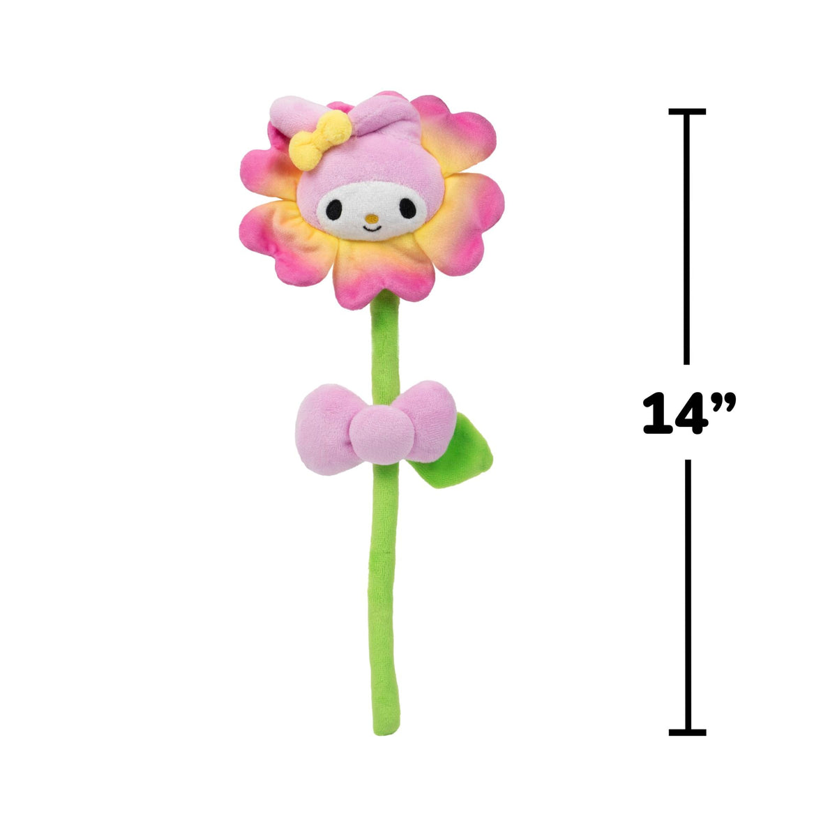 Hello Kitty and Friends 14-Inch Plush Flower 2-Pack - My Melody & Kuromi