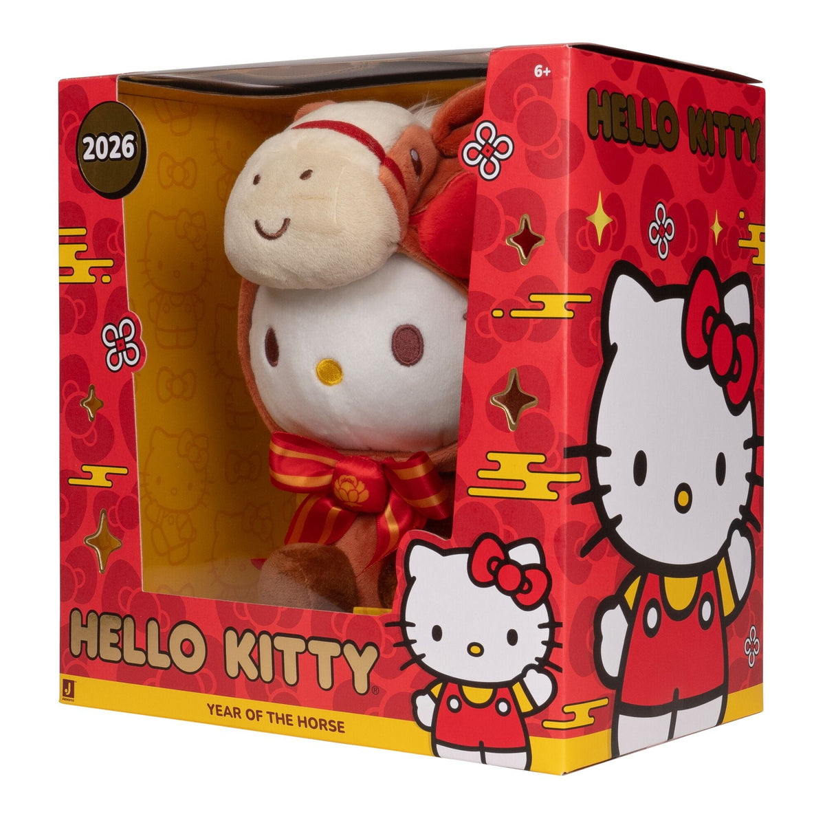 Hello Kitty and Friends 8-Inch Hello Kitty 2026 Year of the Horse New Year Plush - Limited Edition