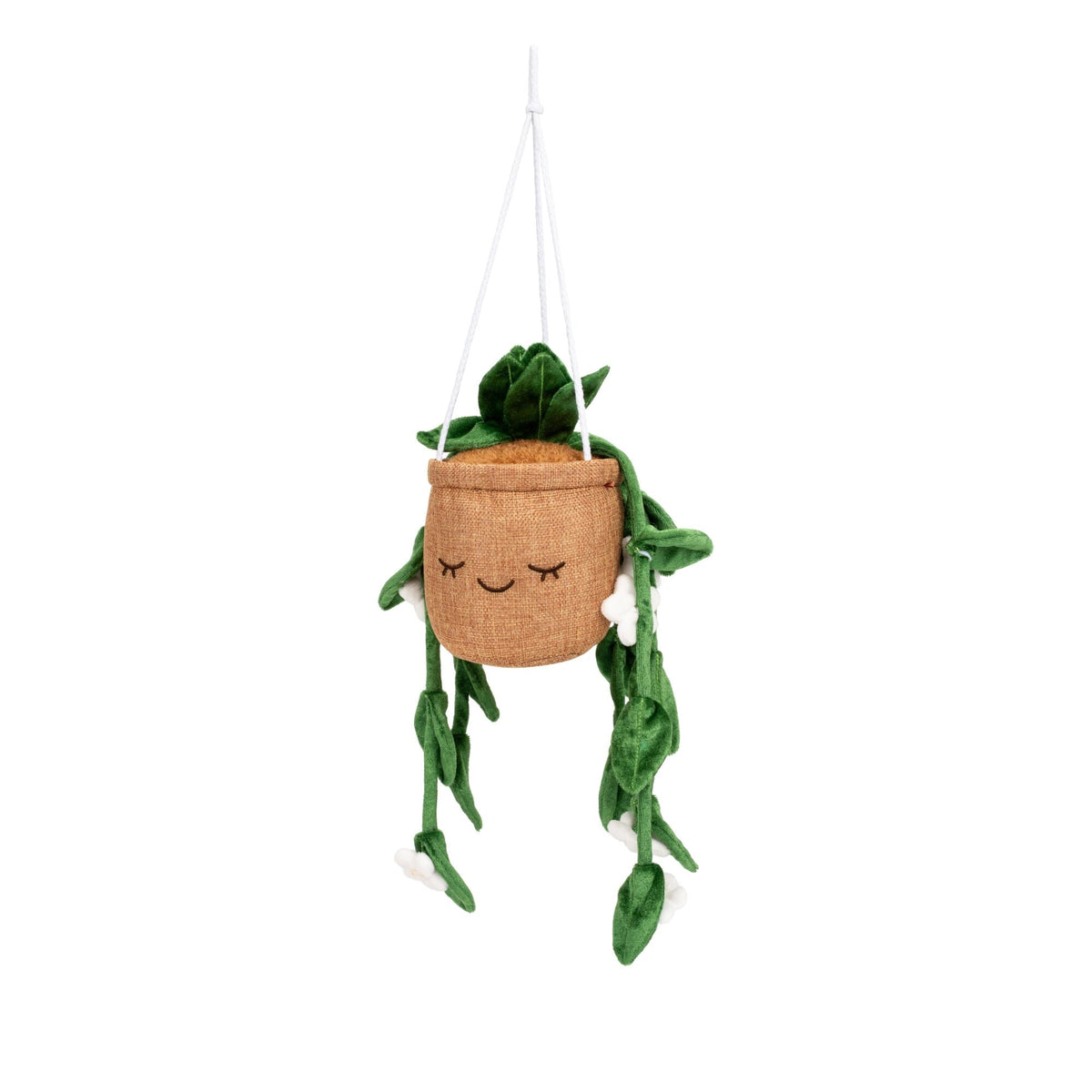 Greenhouse by Russ 8-Inch Hanging Plant with Flowers Plush
