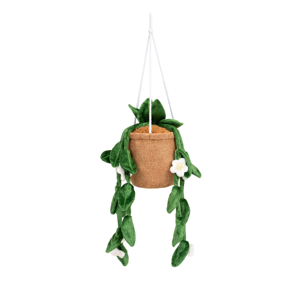 Greenhouse by Russ 8-Inch Hanging Plant with Flowers Plush