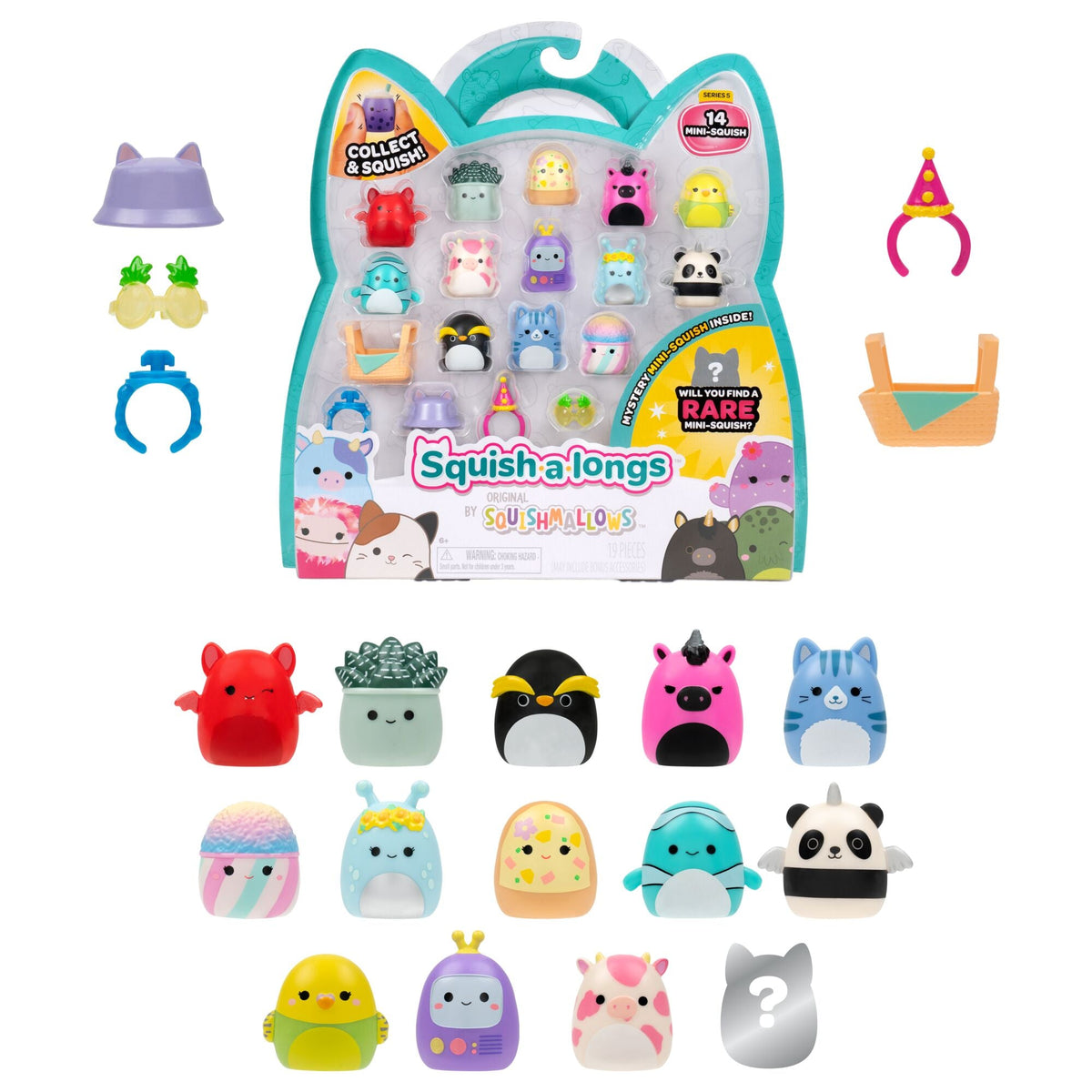 Squish-a-longs Mini-Squish 14-Pack (Wave 5, Style 1)