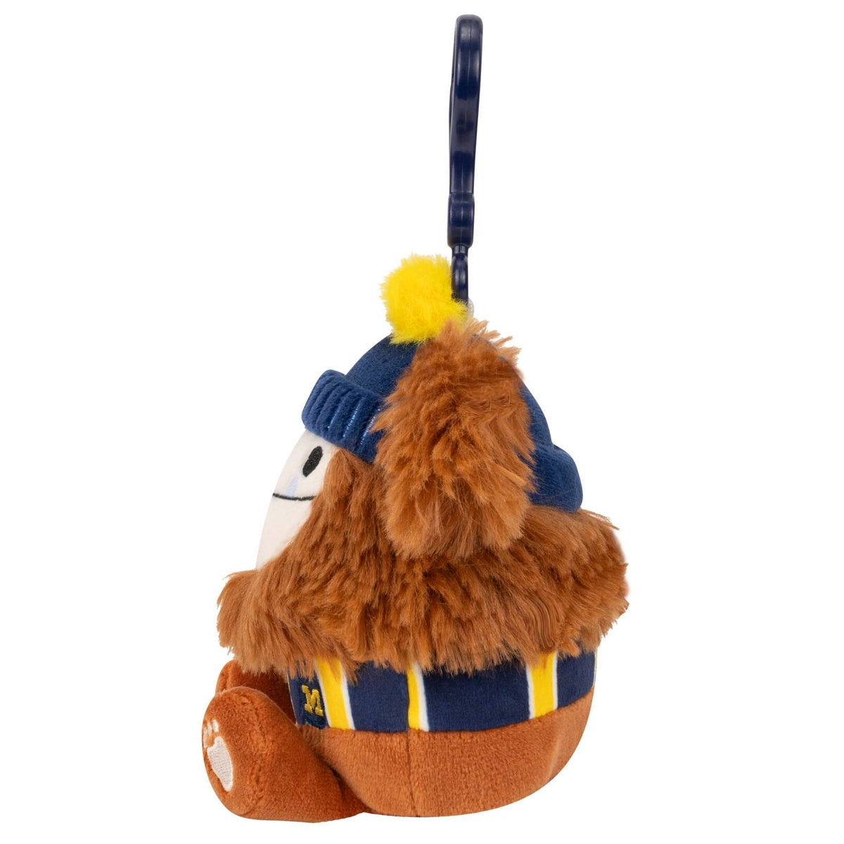 University of Michigan 3.5-Inch Benny the Bigfoot Plush Clip