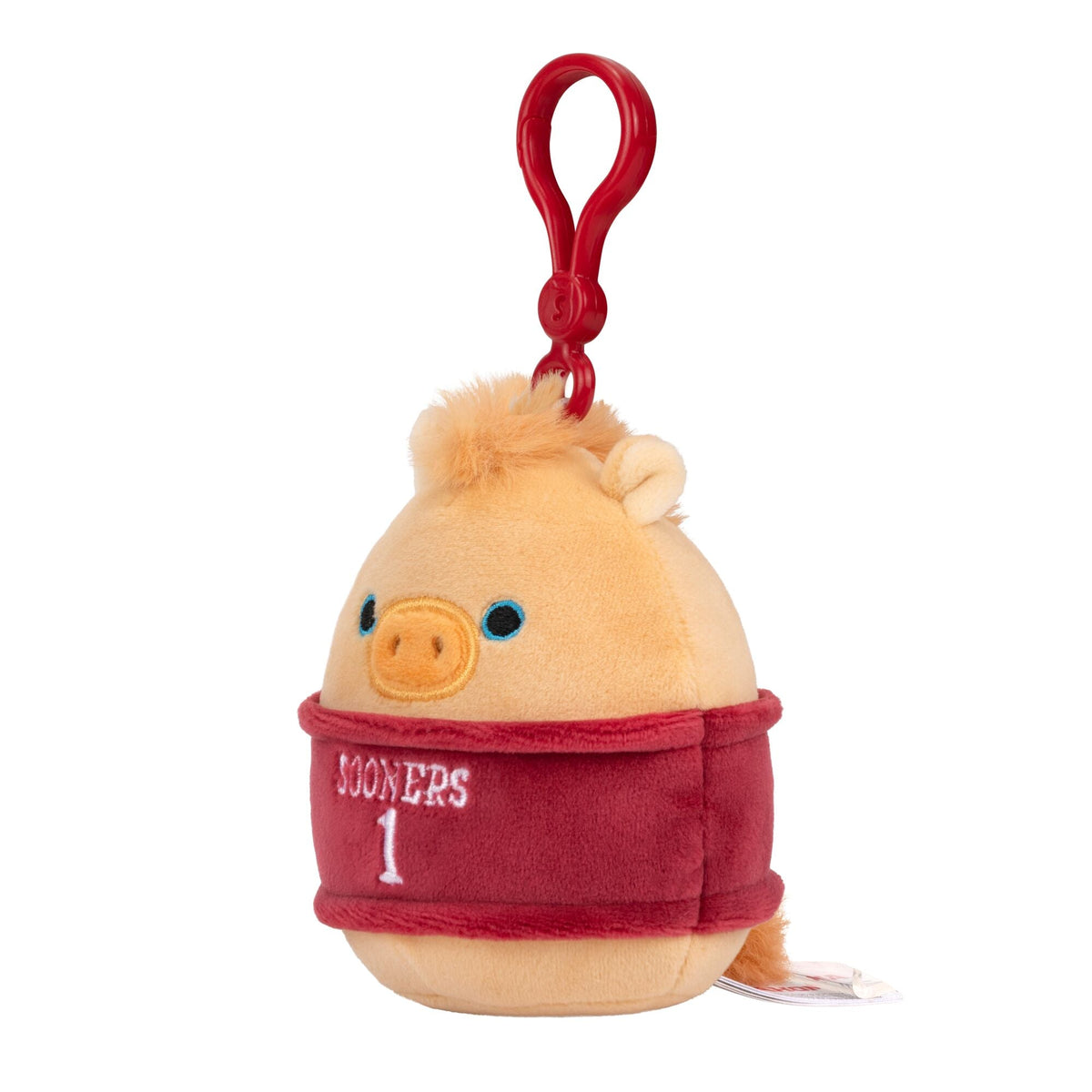 University of Oklahoma 3.5-Inch Boomer Plush Clip