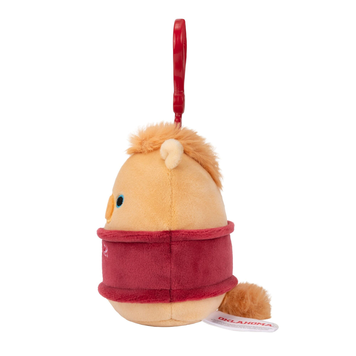University of Oklahoma 3.5-Inch Boomer Plush Clip