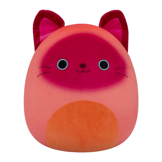 20-Inch Madisun the Orange and Maroon Siamese Cat