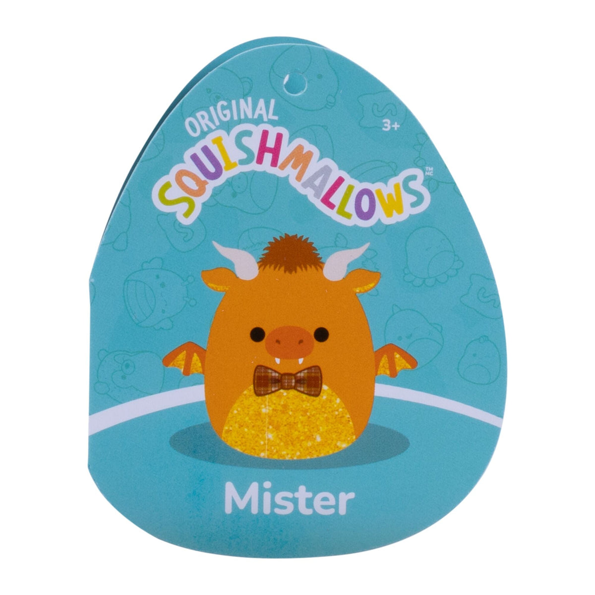 8-Inch Mister the Gold Dragon with Bowtie and Sparkle Belly