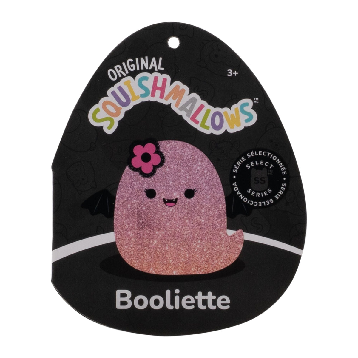 12-Inch Booliette the Sparkly Pink Ghost Bat