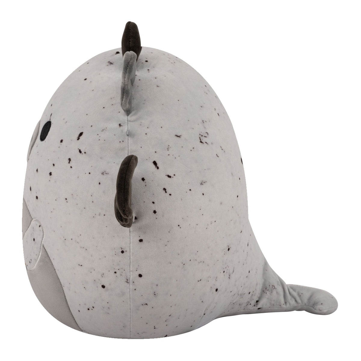 12-Inch Gio the Grey Speckled Gargoyle Holding Black Candle