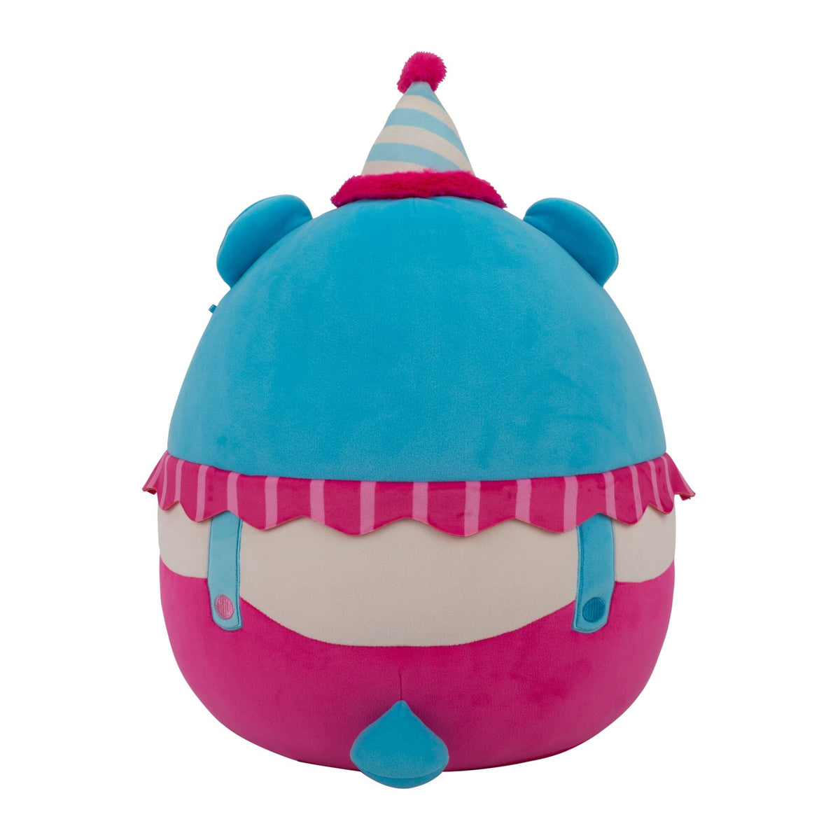 14-Inch Blubo the Neon Blue Bear in Pink Clown Costume