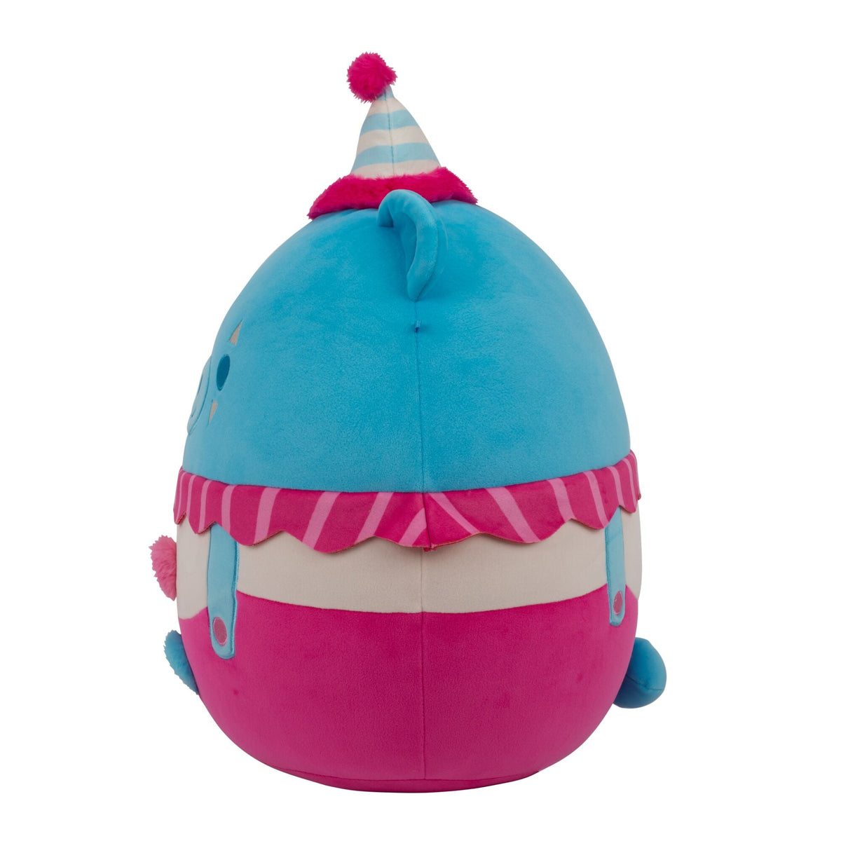 14-Inch Blubo the Neon Blue Bear in Pink Clown Costume