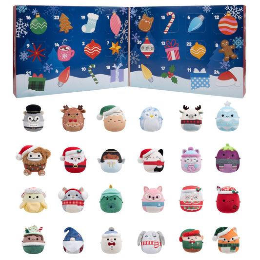 Squishmallows 24-Day Micromallows Holiday Plush Advent Calendar