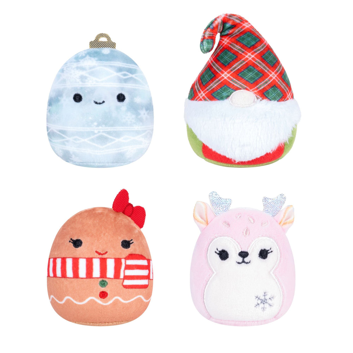 Squishmallows 4-Pack Micromallows Holiday Wreath