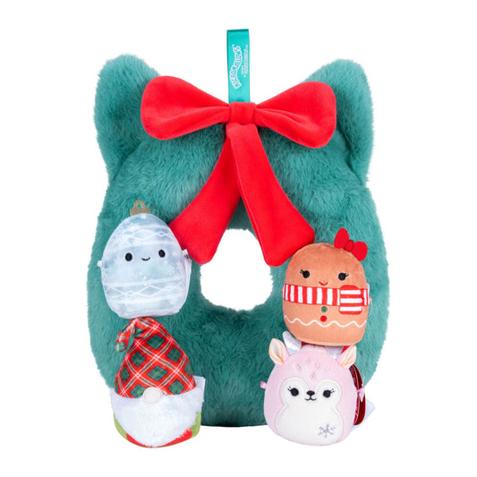 Squishmallows 4-Pack Micromallows Holiday Wreath
