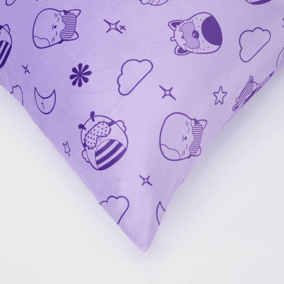 "Lavender Slumber" Purple SquishPillow Pillowcase (Standard)