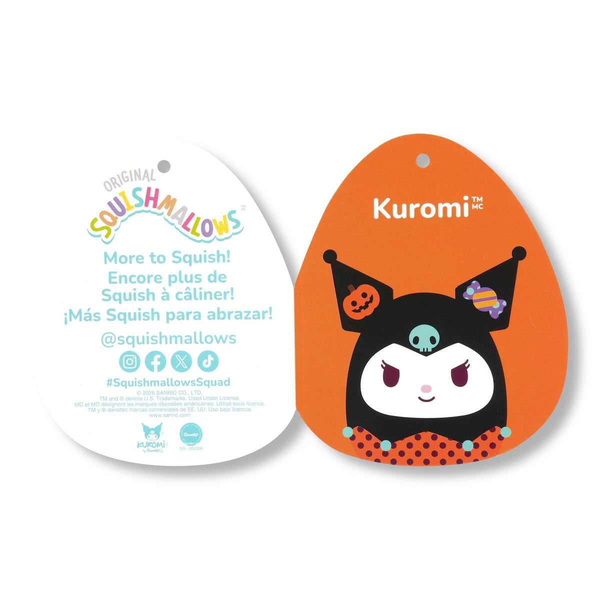 Hello Kitty and Friends 12-Inch Kuromi Halloween 2026 Squishmallows