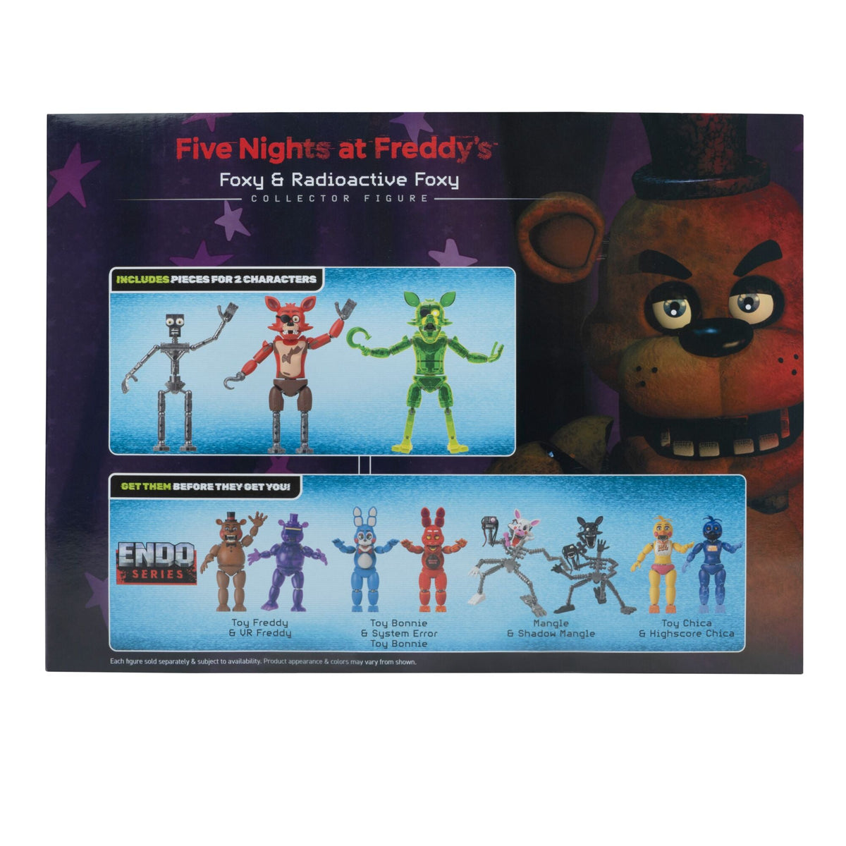 Five Nights at Freddy’s Endo-01 (Classic Foxy and Radioactive Foxy)