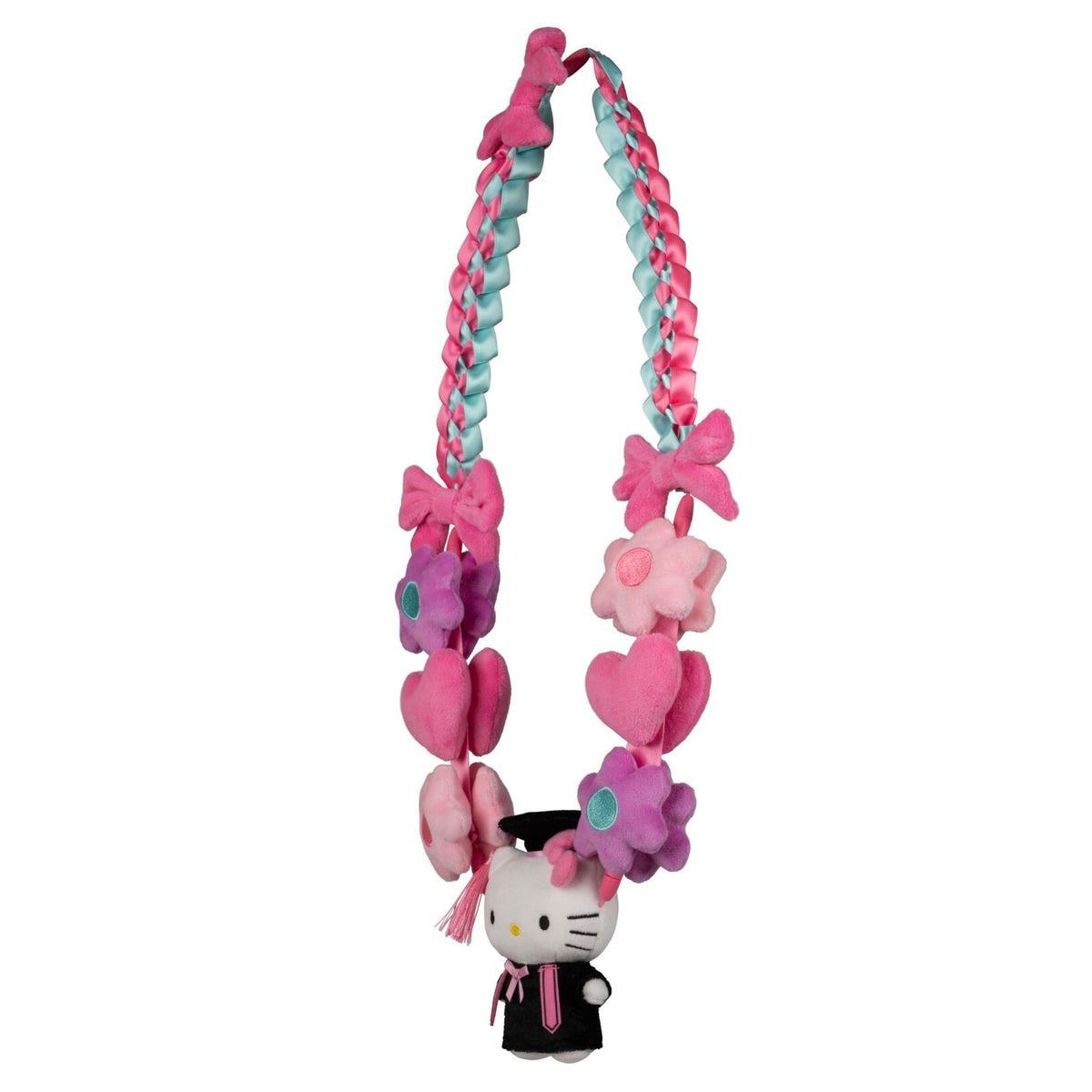 Hello Kitty 21-Inch Graduation Plush Lei with 4-Inch Collectible Plush