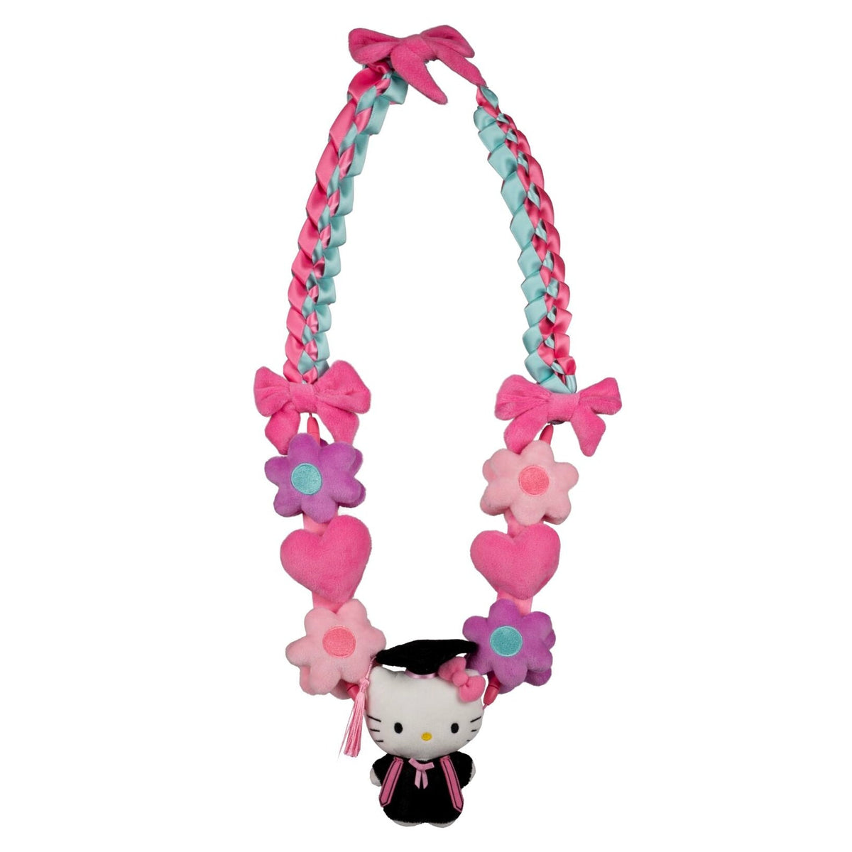 Hello Kitty 21-Inch Graduation Plush Lei with 4-Inch Collectible Plush