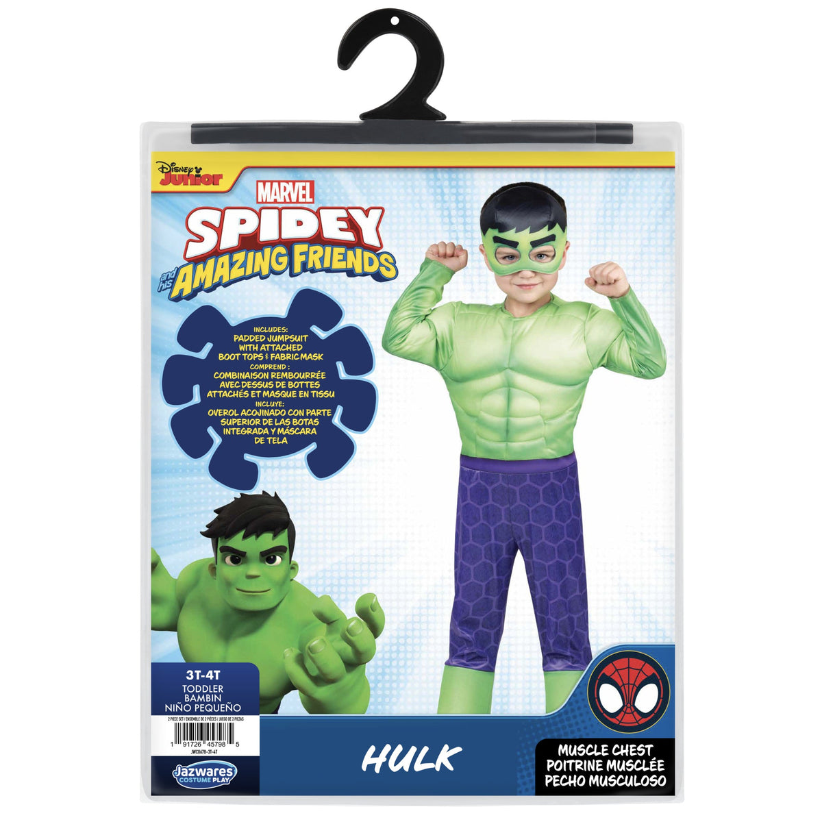MARVEL Hulk Official Toddler Costume