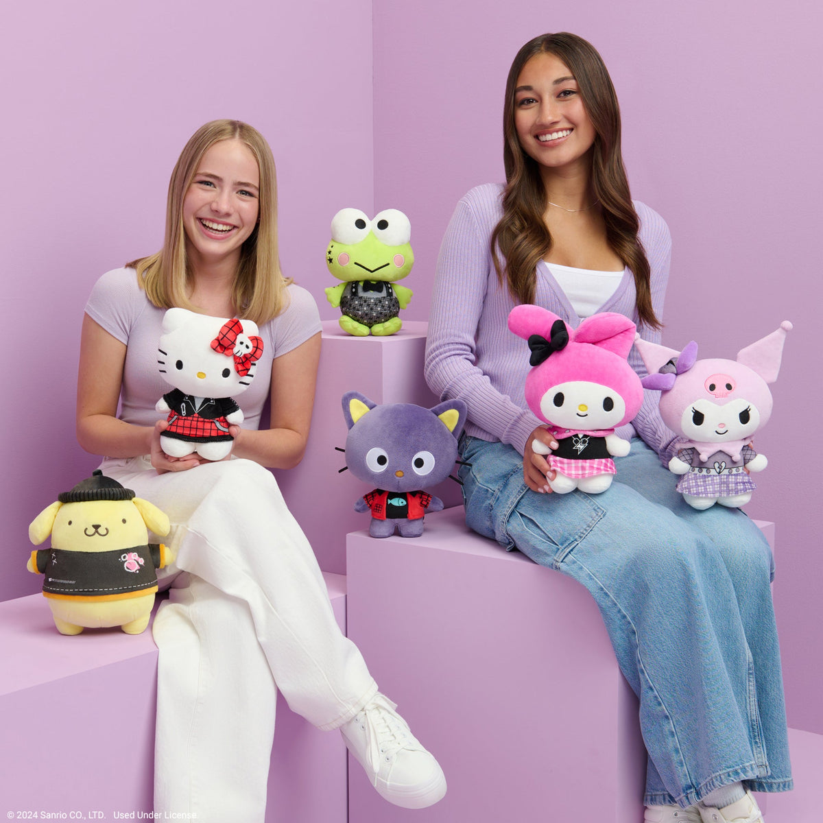 Hello Kitty and Friends Series 2 - Keroppi 8-Inch Punks Plush