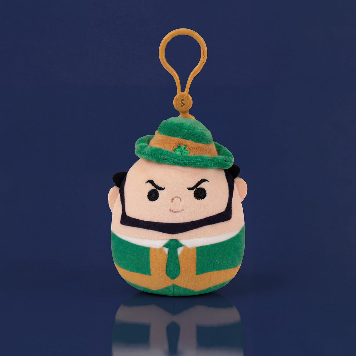 Notre Dame 3.5-Inch Leprechaun Plush Clip