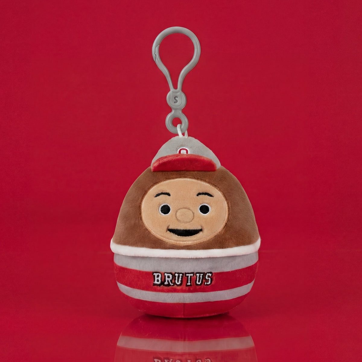 Ohio State 3.5-Inch Brutus Plush Clip