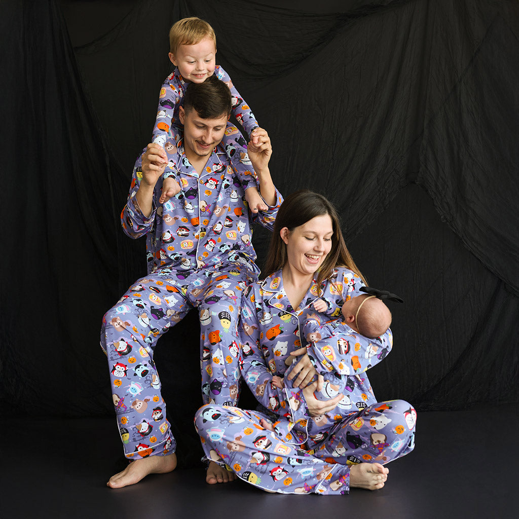 Squishmallows Halloween Men's Luxe Pajama Pant Set