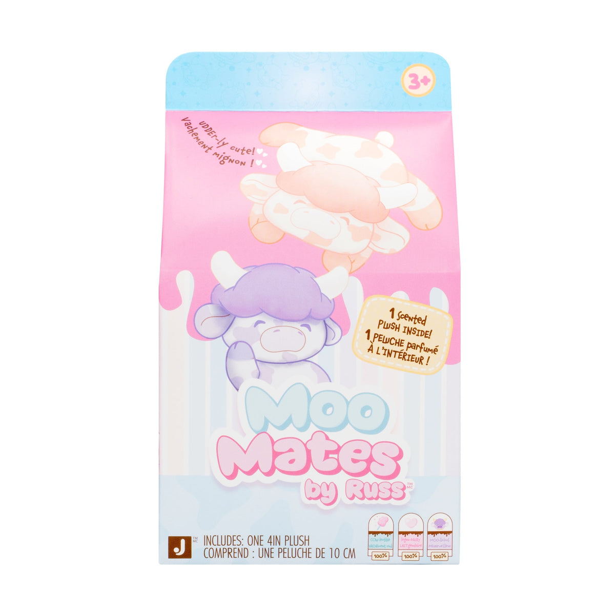 MooMates Milks by Russ 4-Inch Scented Mini Moo Blindbox - Includes 1 Surprise Plush
