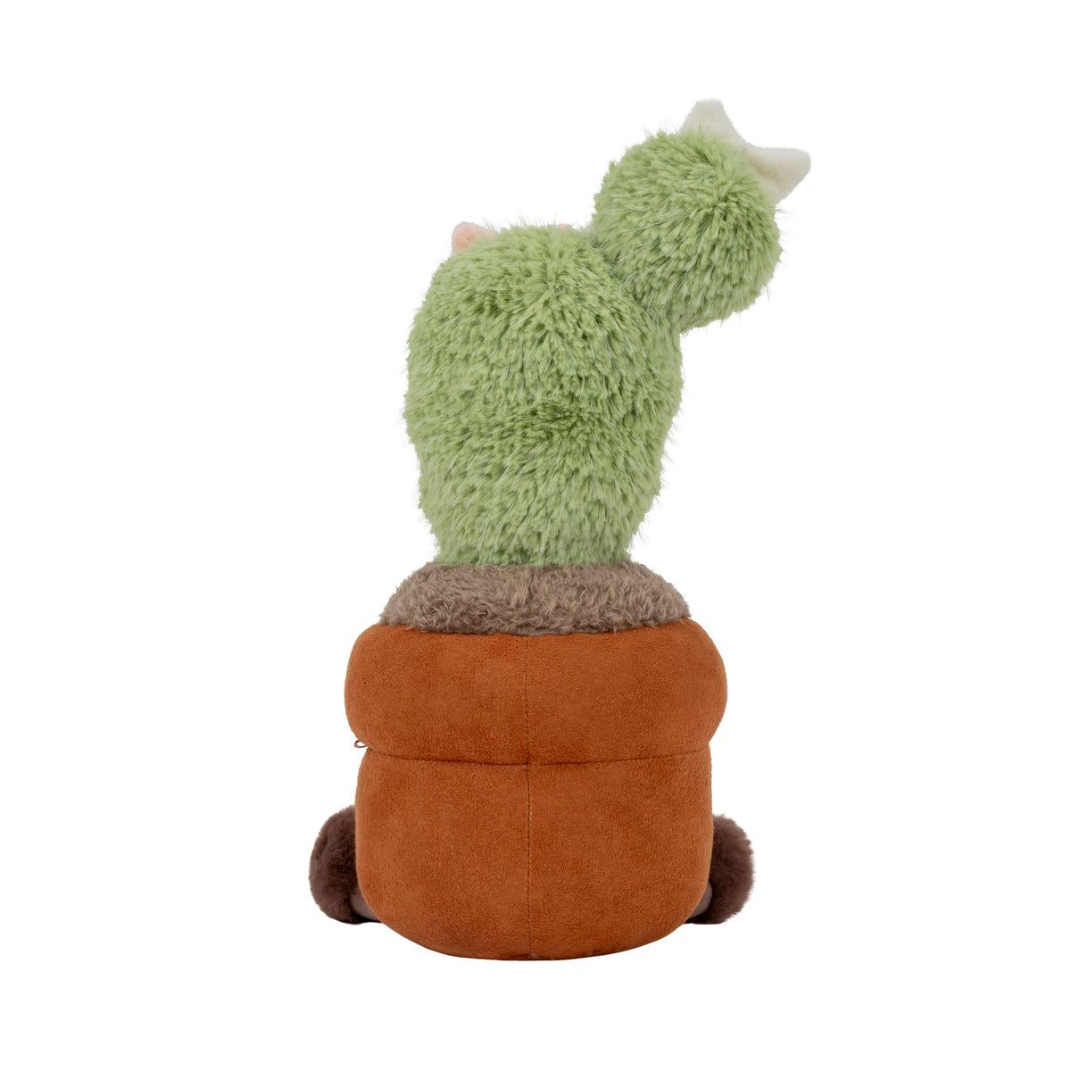 Greenhouse by Russ 12-Inch Brown Flower Cactus Plush
