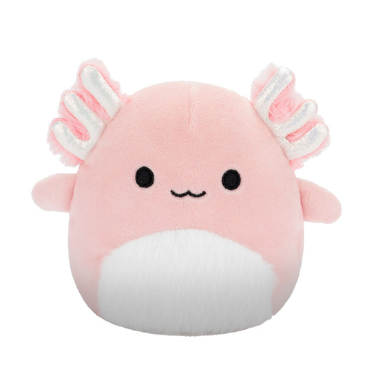 5-Inch Archie the Pink Axolotl with Fuzzy Belly