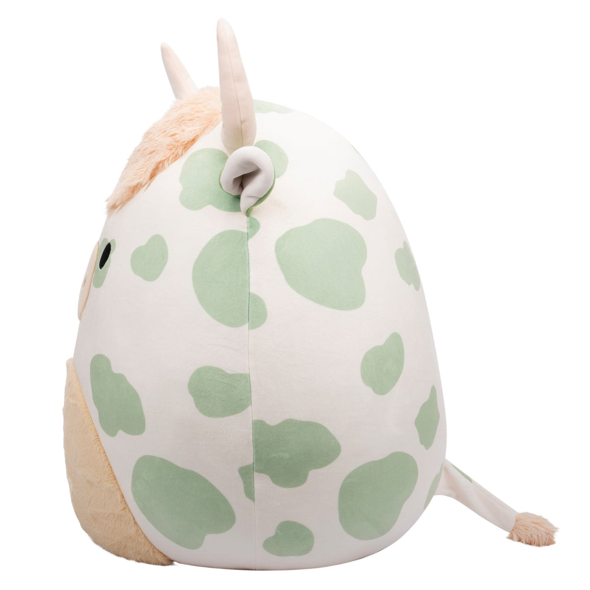 20-Inch Celestino the Sage Green Spotted Highland Cow