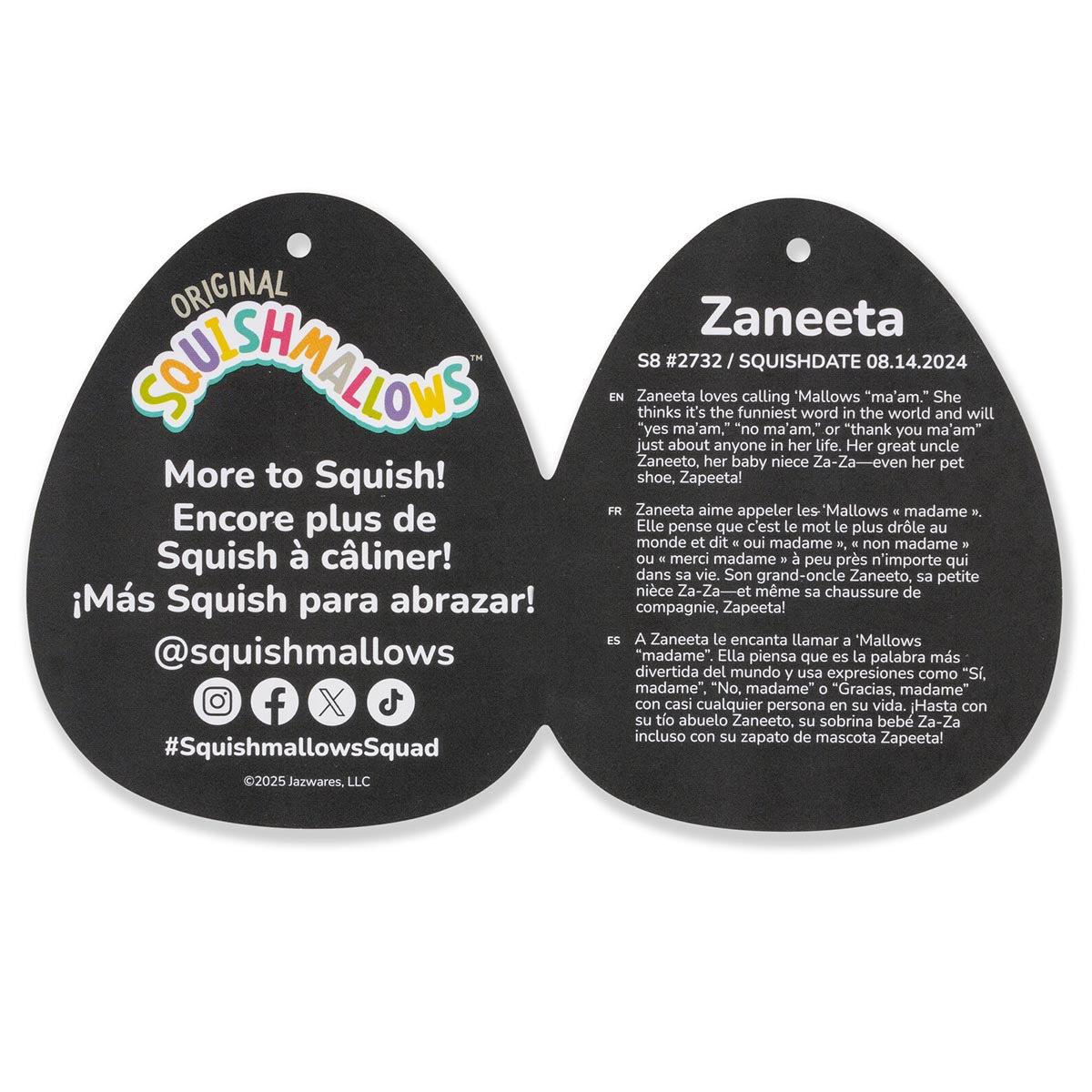 8-Inch Select Series Zaneeta the Silkie Chicken
