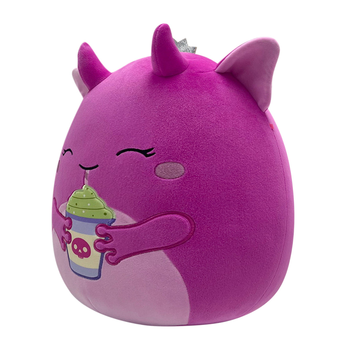 12-Inch Loca the Hot Pink Goblin Princess Holding Latte