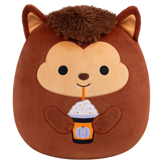 12-Inch Wade the Brown Werewolf Holding Purple Frappe