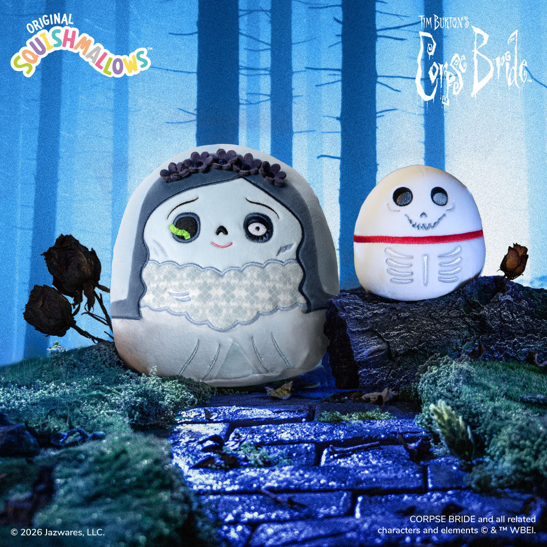 Squishmallows Corpse Bride Emily and Victor Bundle