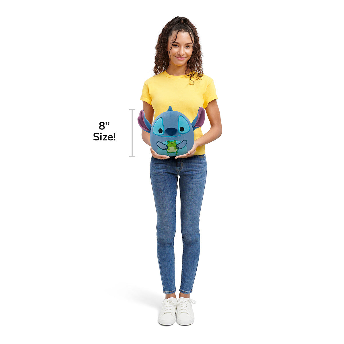 Disney 8-Inch Stitch Holding Frog